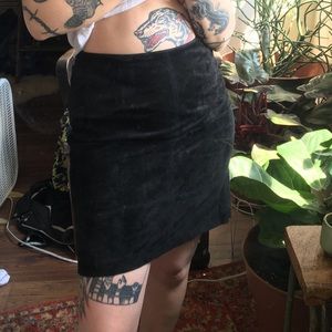 Lord & Taylor Suede Pencil Skirt